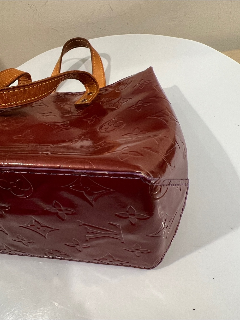 Louis Vuitton Reade PM Brown Vernis Vintage Handbag with COA - Picture 16 of 17